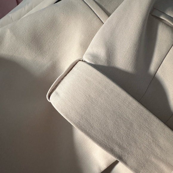 Zara size XL ankle length belted pants in Ecru - Picture 5 of 5